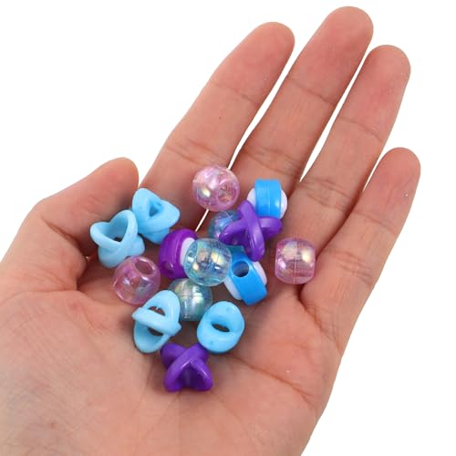 Perles acryliques cheveux tressés légères pour dreadlocks et coiffures enfants - 4