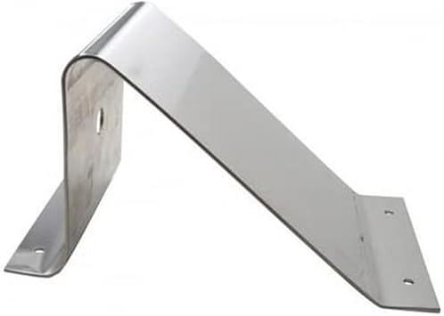 United Pacific 20650 - Vehicle-Mounted Work Light Mounting Bracket - Stainless Triangle Light Bracke