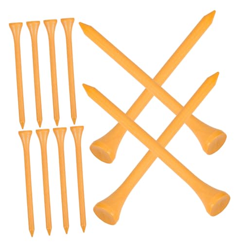 VICASKY 20Pcs Professional Golf Tees Durable Wood Golf Ball Spikes for Outdoor Practice for Maximum Distance Accuracy Convenient Replacement