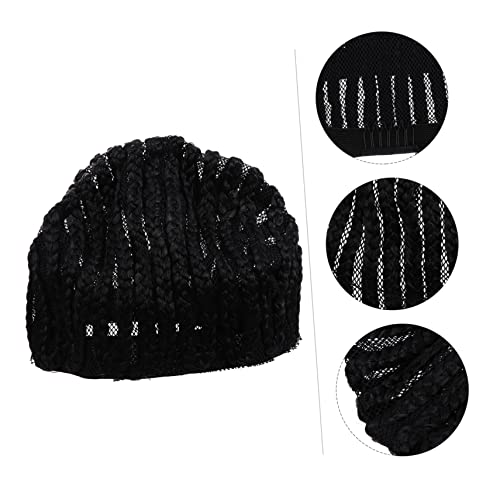 Gadpiparty Chapelaria De Trança Redecillas De Para Mujer Cabelo De Crochê Capas De Cabeça Para Tranç