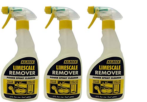 Kilrock 3 x Limescale Remover, Power Spray Cleaner, 500ml