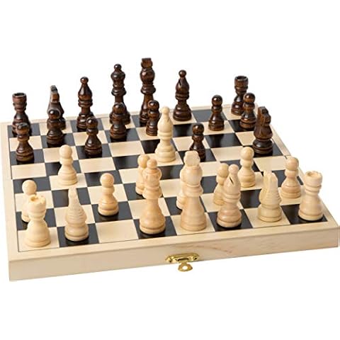 Legler Folding Chess Wooden Games Set Cover