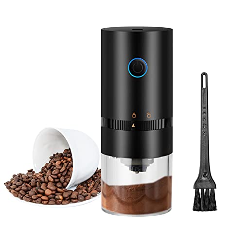 コーヒーミル 電動 コーヒー ミル 電動ミル 電動コーヒーミル 電動ミル コーヒー コーヒーミル 電動 水洗い ミルミキサー コ コーヒーグラインダー ポータブル コーヒーメーカー USB充電式 粒度調整 セラミック 臼式 均一な粉末 コーヒー豆 豆挽き/