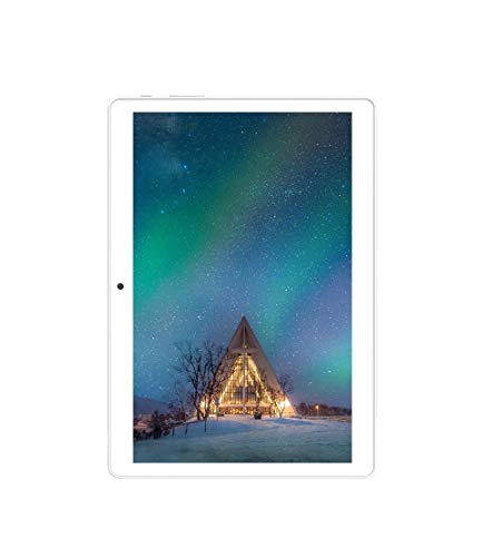 10.1 Pulgadas 1280x800 IPS 2G RAM 32G ROM Tablet PC Android 9.0 Pie MTK Quad-Core WiFi Blutooth 24CMX17CM Pantalla 5M Cámara (Dorado)
