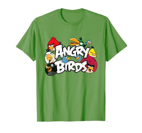Angry Birds Classic T-Shirt, Men, Grass Green, 3X-Large