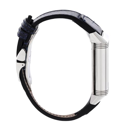 Pre-Loved Reverso Tribute Duoface Small Seconds Manual Watch Stainless Steel and Leather 28, Blue4