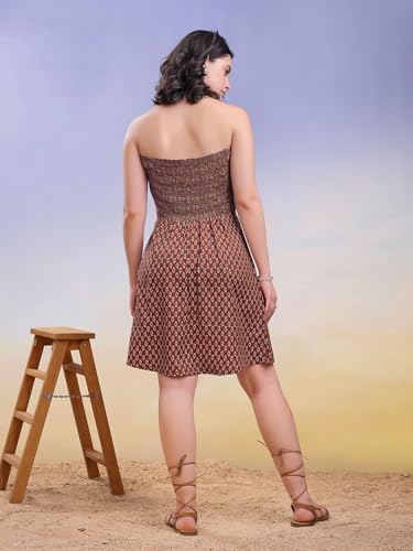 Image of PURVAJA Women's Off Shoulder Cotton Blend Dress