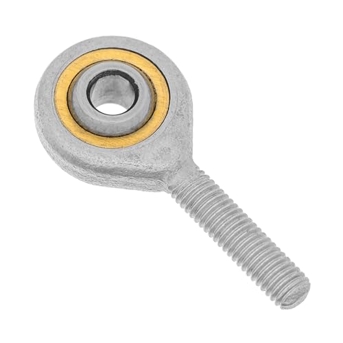 HALLMERS 5mm Bore M5 Male Left Hand Thread Rod End Bearing Metric Rose Joint - Heim Spherical Swivel Threaded Shaft Eye Hardware Steering Control Linkage