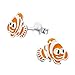 Monkimau Boucles d'oreilles à tige en argent sterling 925 avec poisson clown pour fille