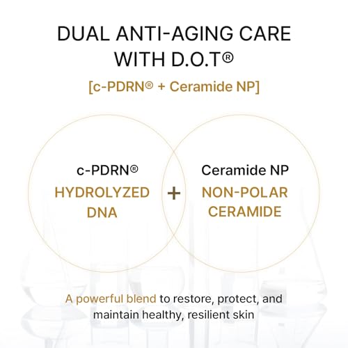Image of REJURAN Dual Effect Ampoule 10mL Travel Size, DOT DUAL c-PDRN Korean Face Serum, Portable Skincare Ampoule for Hydration, Firming, Wrinkle Care & Radiant-Looking Skin