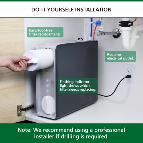 Image of A. O. Smith Tankless Reverse Osmosis System | 800 GPD | AOS-DFRO800-BN