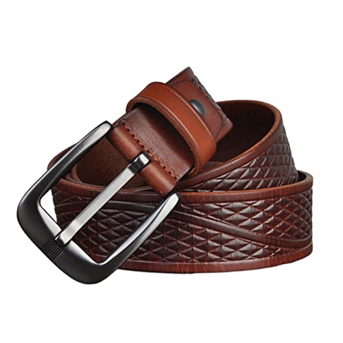 Ceinture western en cuir véritable noir pour homme qui dure sans se fissurer