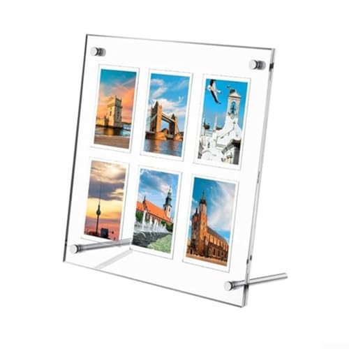 LatoYard Marco acrílico transparente para exhibición de fotos