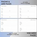 newestor Diary 2026 Week to View with Monthly Pages, Vegan Leather & Band Closure, A5, Grey - Image 5