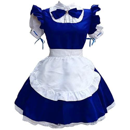 Lingerie érotique ajustable style robe sissy avec dentelle fine et dos nu