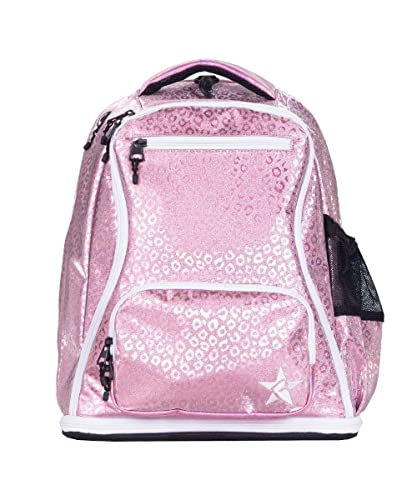Pink Leopard Rebel Dream Bag with White Zipper Cover