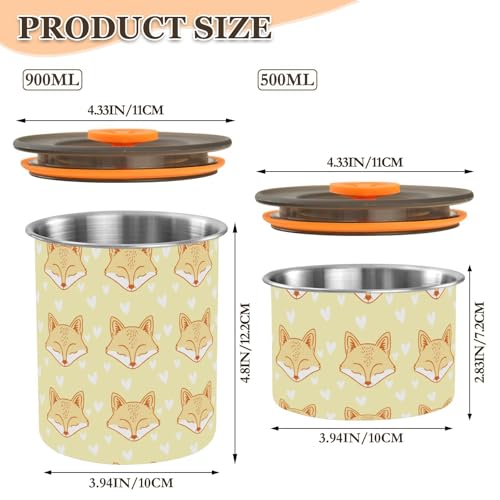 Contenedor de café hermético acero inox 900 ml miniatura 2