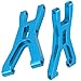 Vgoohobby Aluminum Steering Knuckles Kit Swing Arm A-Arms & Shock Absorbers Compatible with Wltoys 1/18 A949 A959 A969 A979 K929 RC Car (Blue)