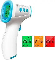 Termômetro Digital de Testa Bebe Infravermelho Medidor De Temperatura Médico Sem contato Termômetro Corporal de Febre para Adultos e Infantil, Termometro de Banheira