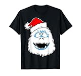 Funny Xmas Abominable Snowman Bigfoot Yeti Retro Christmas T-Shirt