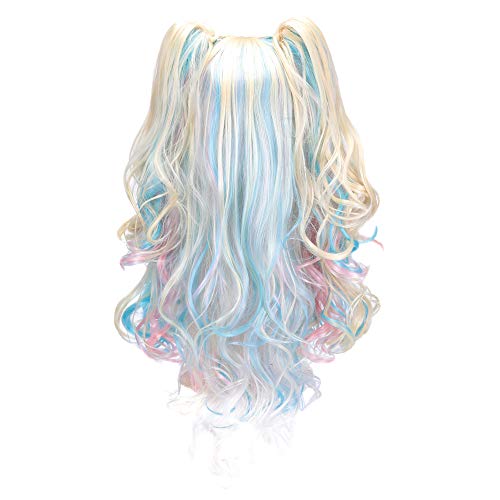 TinyUnicorn Cosplay Wigs for Women Long Curly Hair Wigs Lolita Style Wigs Halloween Costumes Party Anime Wig