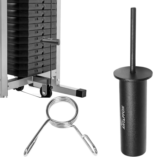 AHTAPFON Weight Stack Pin with 1 x Spring Collar,Weight Extender Pin,Fits Add 2