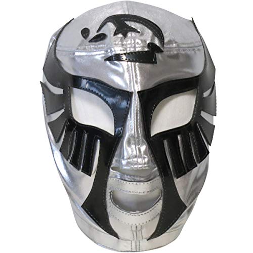 [Maskedmania] 【プロレスマスク】伝説の毒蛇 ザ・コブラ レプリカマスク シルバー ルチャリブレ プロレスのサムネイル