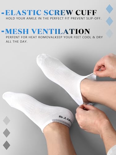 60 Pairs Men Low Cut Socks Bulk Homeless Gifts Breathable No Show Ankle Socks Moisture Wicking for Unisex Summer2