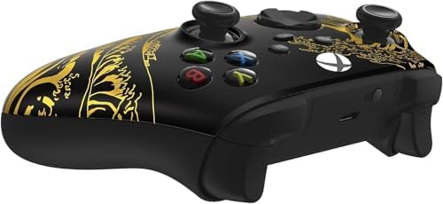 Custom Controllerzz Wireless Controller for Microsoft Xbox Series X/S & Xbox One - Soft Touch Feel - Custom Series X/S Controller (X/S Golden Waves) - 3