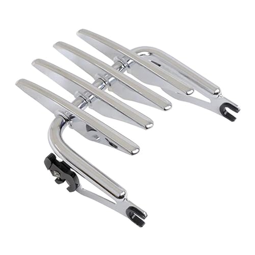 Porte bagages arrière de moto en acier inoxydable pour Road King Gliding 09-23