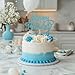 Lake Blue Happy Birthday Cake Toppers – 1 PCS Happy Birthday Cake Decorations for 6 7 8 9 10 11+ Year Old All Ages, Fun & Festive Party Cake Decor