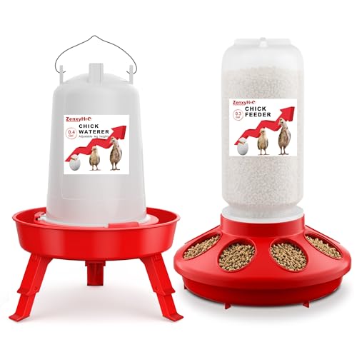 ZenxyHoC Chick Feeder and Waterer Kit