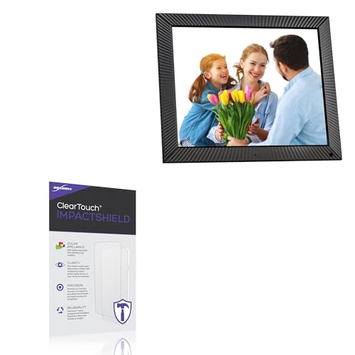 BoxWave Screen Protector Compatible with FULLJA Digital Picture Frame (17 in) - ClearTouch ImpactShield (2-Pack), Impenetrable Screen Protector Flexible Film