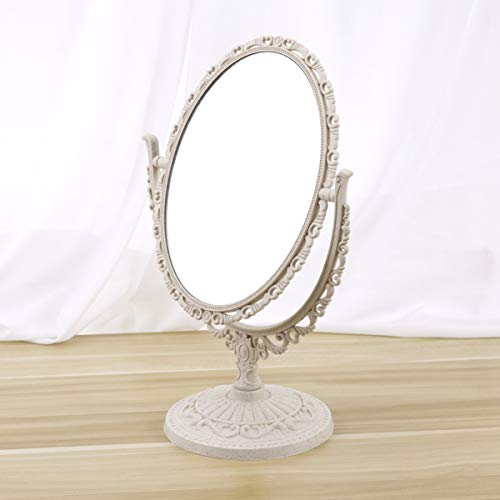 Espejo Vintage Minkissy de Mesa con Soporte, 2 Caras miniatura 4