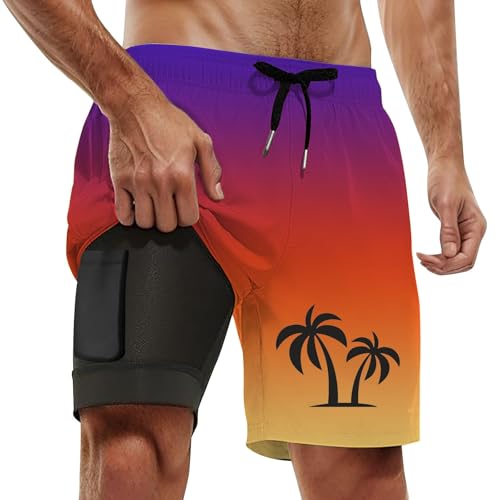 Short de bain homme court blanc pour les vacances d'été