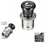 BREADEEP Auto Cigarette Lighter, Universal Car Cigarette Lighter Power Plug Replacement DC 12V