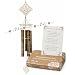Inside Our Hearts Sympathy Gift Wind Chime to Send for Funeral Or Memorial When Someone Loses A Loved One