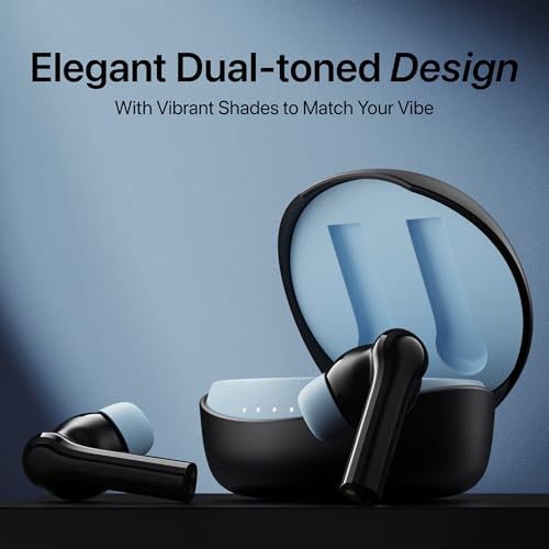 Image of Mivi DuoPods Maxx TWS [New Launch], 13mm Bass Drivers, 50 Hrs Playtime, HD Call Clarity with AI-ENC, Gaming Mode, BT v5.3, Swift Type-C Charging, Made in India Earbuds