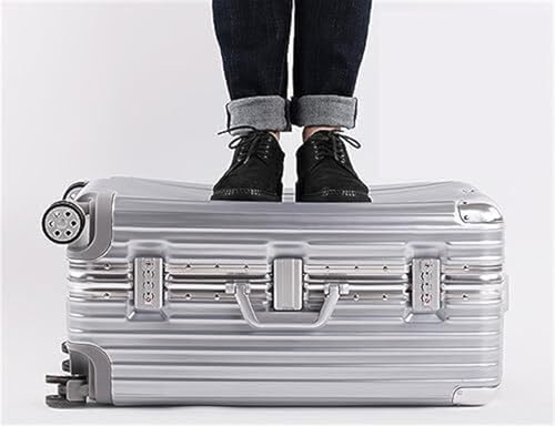 Carry On Luggages Suitcase Carry On Luggage Hardshell with Aluminum Frame,Spinner Wheels Lock Suitcase Checked Luggage Luggage Suitcases (F-24in2