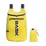BASK Mochila Dobrável Portátil Ultraleve 22 Litros (Amarelo)