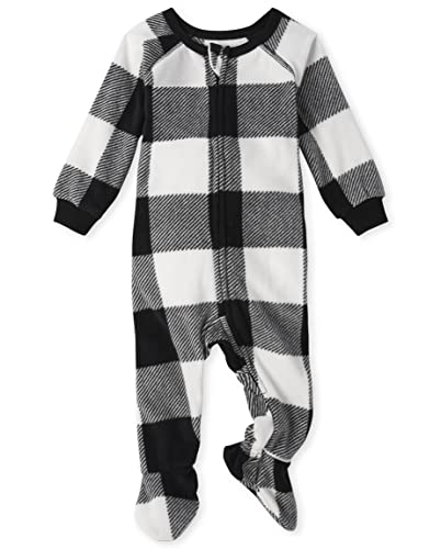 Image of The Children's Place unisex-baby And Kids, Sibling Matching, Christmas Pajama Sets, Fleece