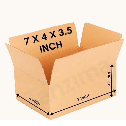 See full amazon price history chart for Tanzima 3 Ply Brown Corrugated Packing Box for Shipping & Moving, 7x4x3.5 Inches, (Pack of 20) Tanzima 3 Ply Brown Corrugated Packing Box for Shipping & Moving, 7x4x3.5 Inches, (Pack of 20) (B0CB3BJSFX) Amazon Price History, Amazon Price Tracker