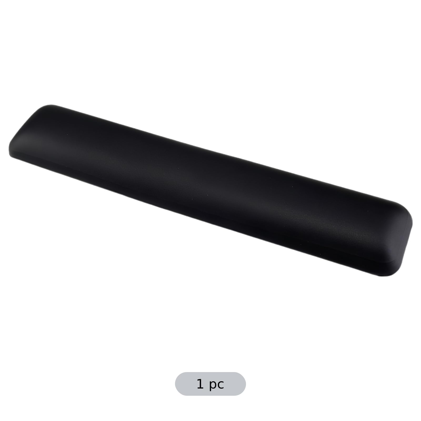 Repose-poignet pour clavier, repose-poignet en silicone pour soutien confortable, support de paume souple antidérapant, accessoire de bureau et de gaming noir élégant pour bureau