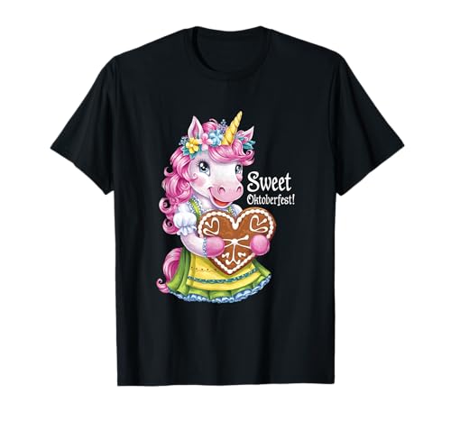Oktoberfest Unicorn Girls Sweet Oktoberfest para mujer Camiseta