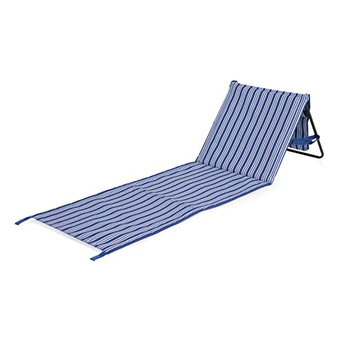 Campart Faltbare Strandliege Bretagne – bis 120 kg –...