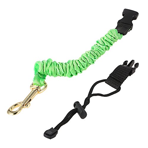 DECDEAL : Elastic Paddle Leash Kayak Canoa Segurança Vara de Pesca Barcos a Remos Coiled Cordão Tie