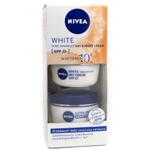 Preisvergleich Produktbild NIVEA White Day / Night Whitening Cream Set 60ml / 2.0 oz
