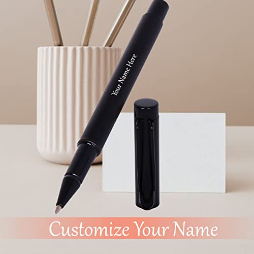 Image of Roshfort Luxury ball Pen - Customized Personalized Ballpoint Pen | Black & Maroon | Stylish Designs | Engrave Your Name SEND DETAIL WHATSAPP +91 9631056748