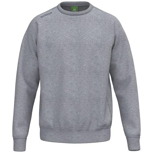 Erima Unisex Erwachsene TS Basic Sweatshirt (2072587) grau Melange, 4XL Erima Unisex Erwachsene TS Basic Sweatshirt (2072587) grau Melange, 4XL