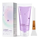 FIVECRAS Collagen Night Wrapping Mask - Overnight Peel Off Face Mask for Firming and Pore Tightening, Facials Professional, Hydrating Brightening, Korean Skin Care, 3.5 fl.oz